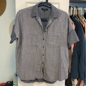 Madewell striped courier blouse